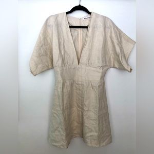 Reformation Mini Linen Dress